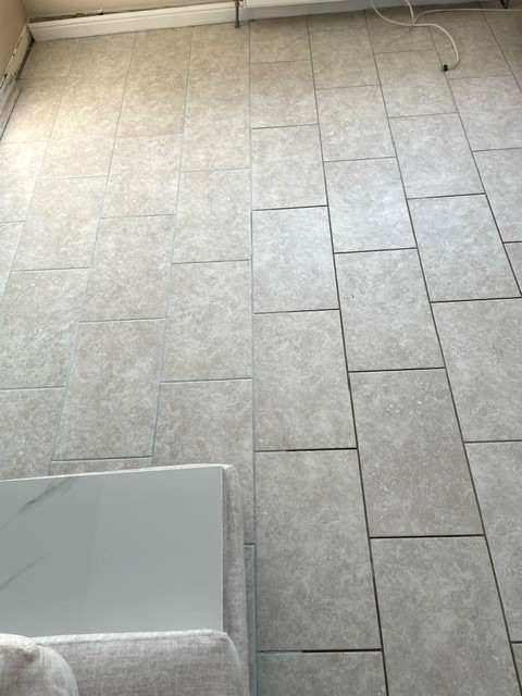 Ceramic Tiled Floor During Grout Colouring Cumbernauld