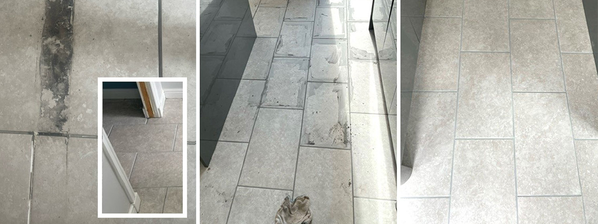 Ceramic Tiled Floor Grout Restoration in Cumbernauld